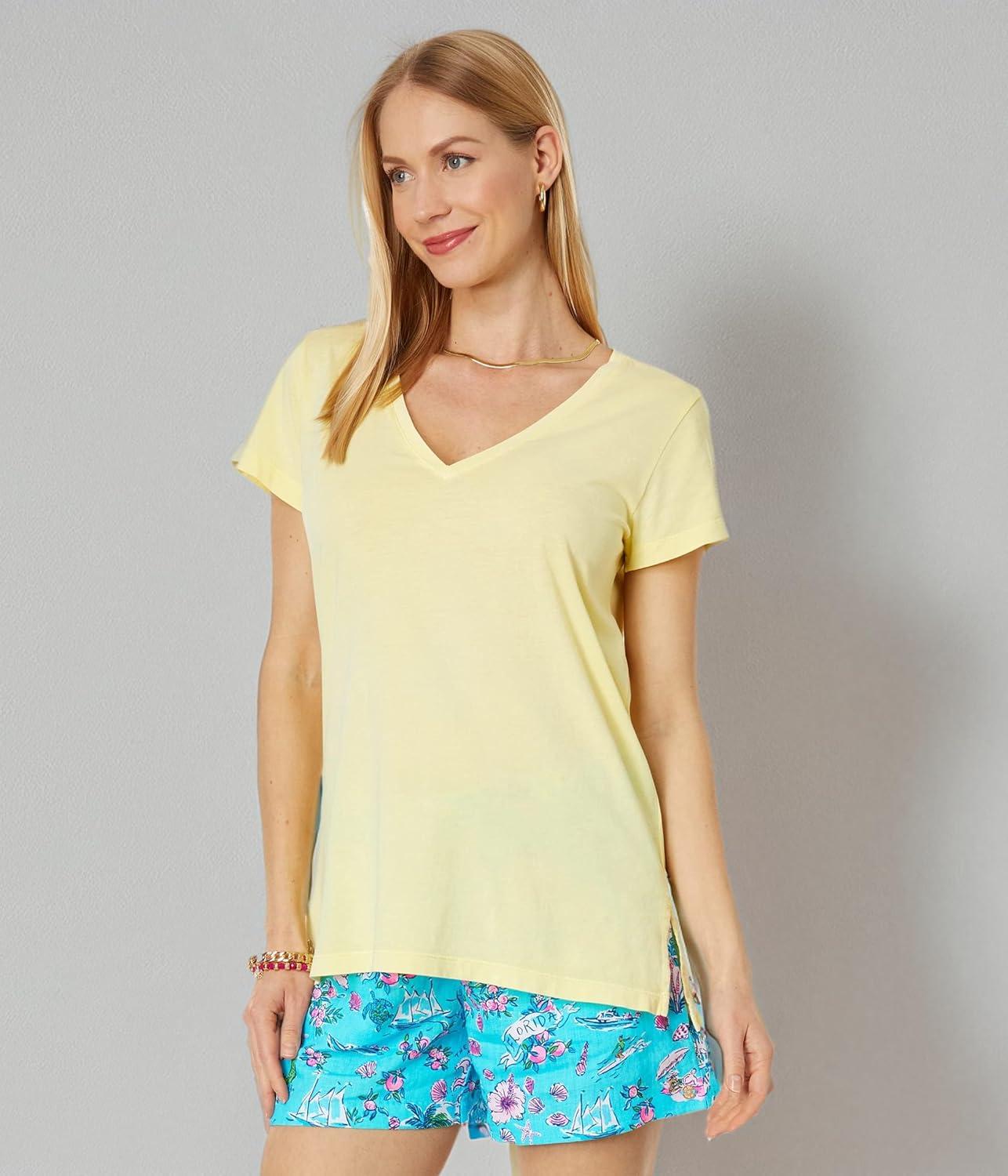 image:imageLilly Pulitzer Womens Meredith TeeCrme Fraiche