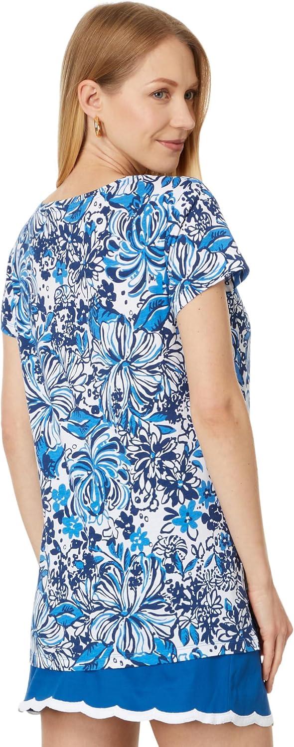 image:imageLilly Pulitzer Womens Meredith TeeLow Tide Navy Pandarama