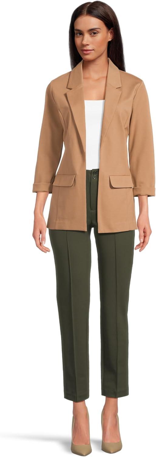 image:imageLiverpool Womens MidRise Double Button TrouserOlive Branch
