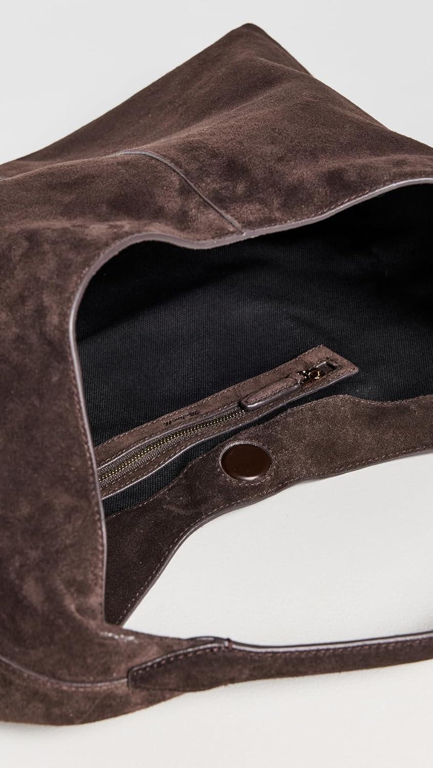 image:imageMadewell Womens Suede Large Slouchy Shoulder ToteDark Carob
