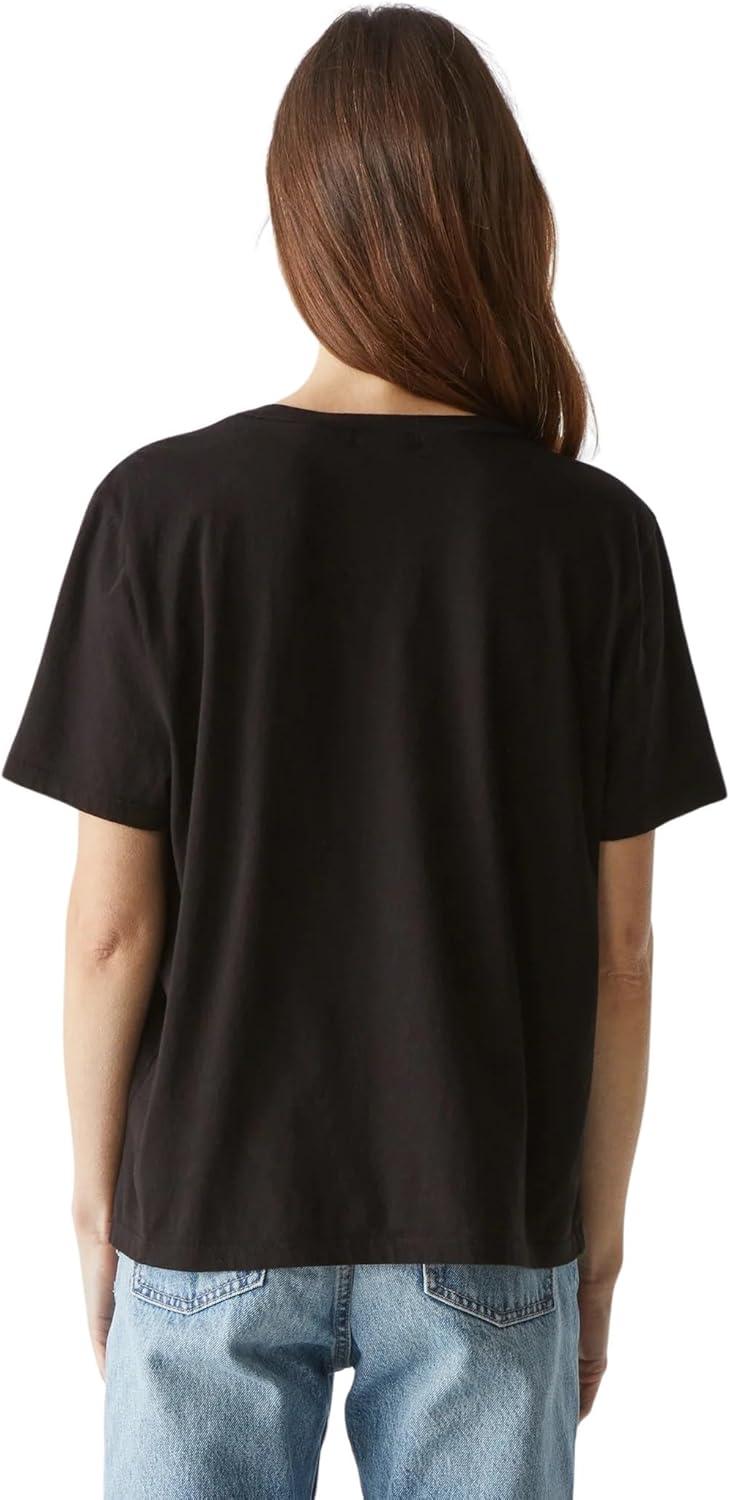 image:imageMichael Stars Womens Becca Short Sleeve Crew Neck TeeBlack