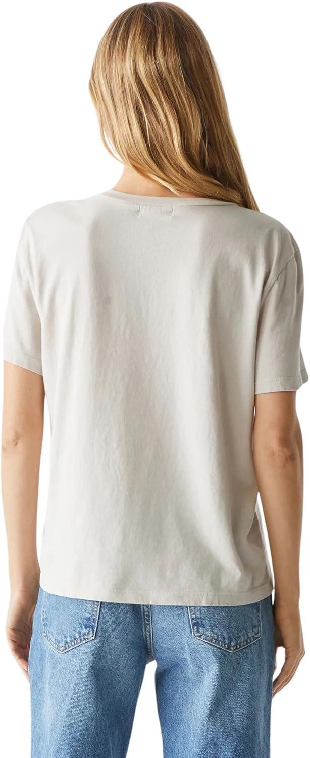 image:imageMichael Stars Womens Becca Short Sleeve Crew Neck TeeCement