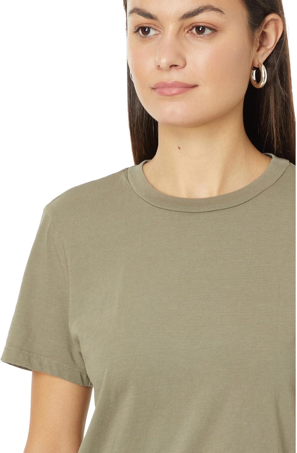 image:imageMichael Stars Womens Becca Short Sleeve Crew Neck TeeOlive