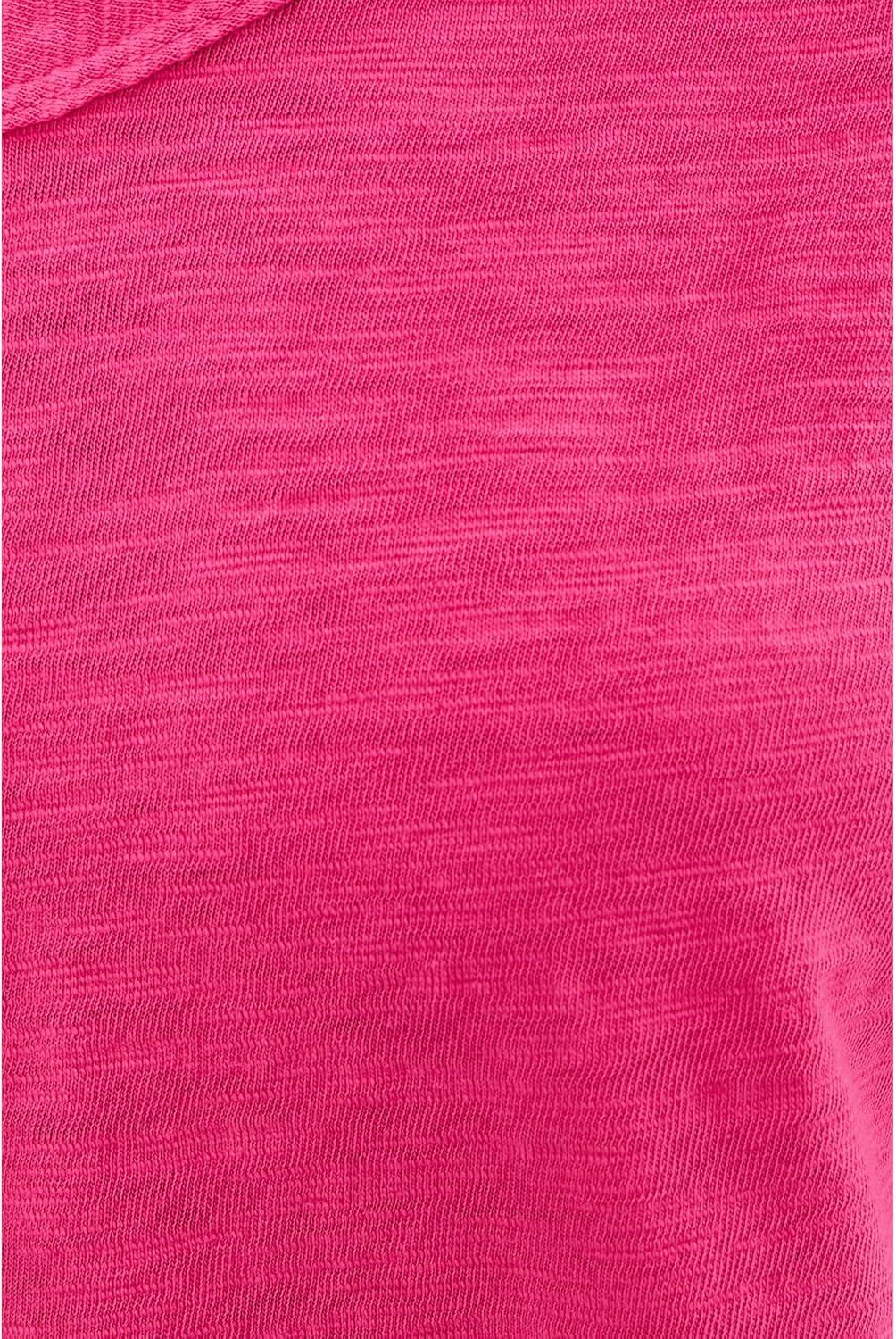 image:imageModODoc Womens 34 Sleeve VNeck Curved Hem Tee ShirtFruit Punch