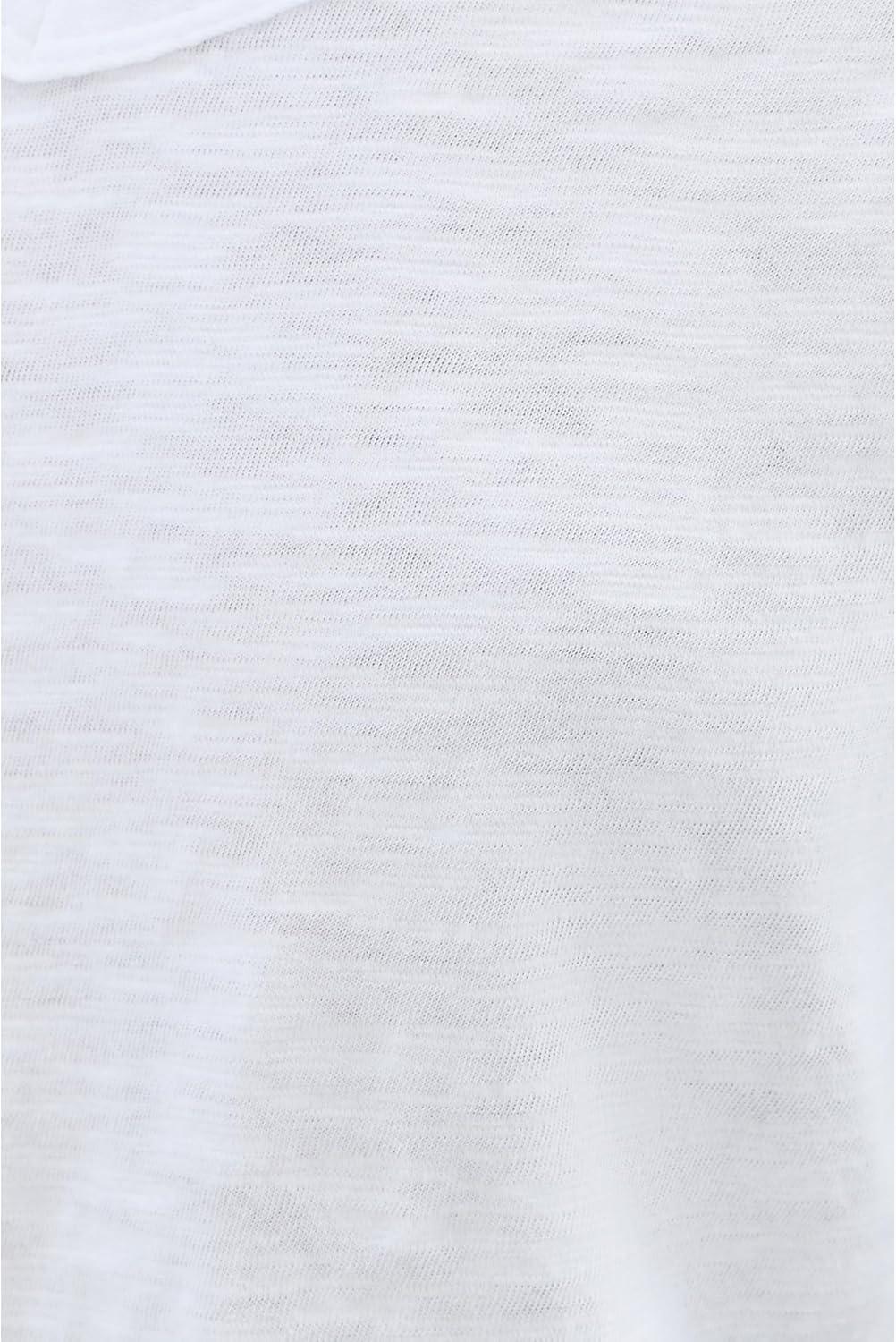 image:imageModODoc Womens 34 Sleeve VNeck Curved Hem Tee ShirtWhite Halo