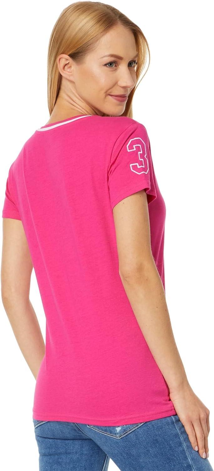 image:imageNeon VNeck Tee by US Polo AssnBeetroot Purple