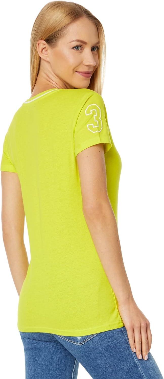 image:imageNeon VNeck Tee by US Polo AssnElectric Green