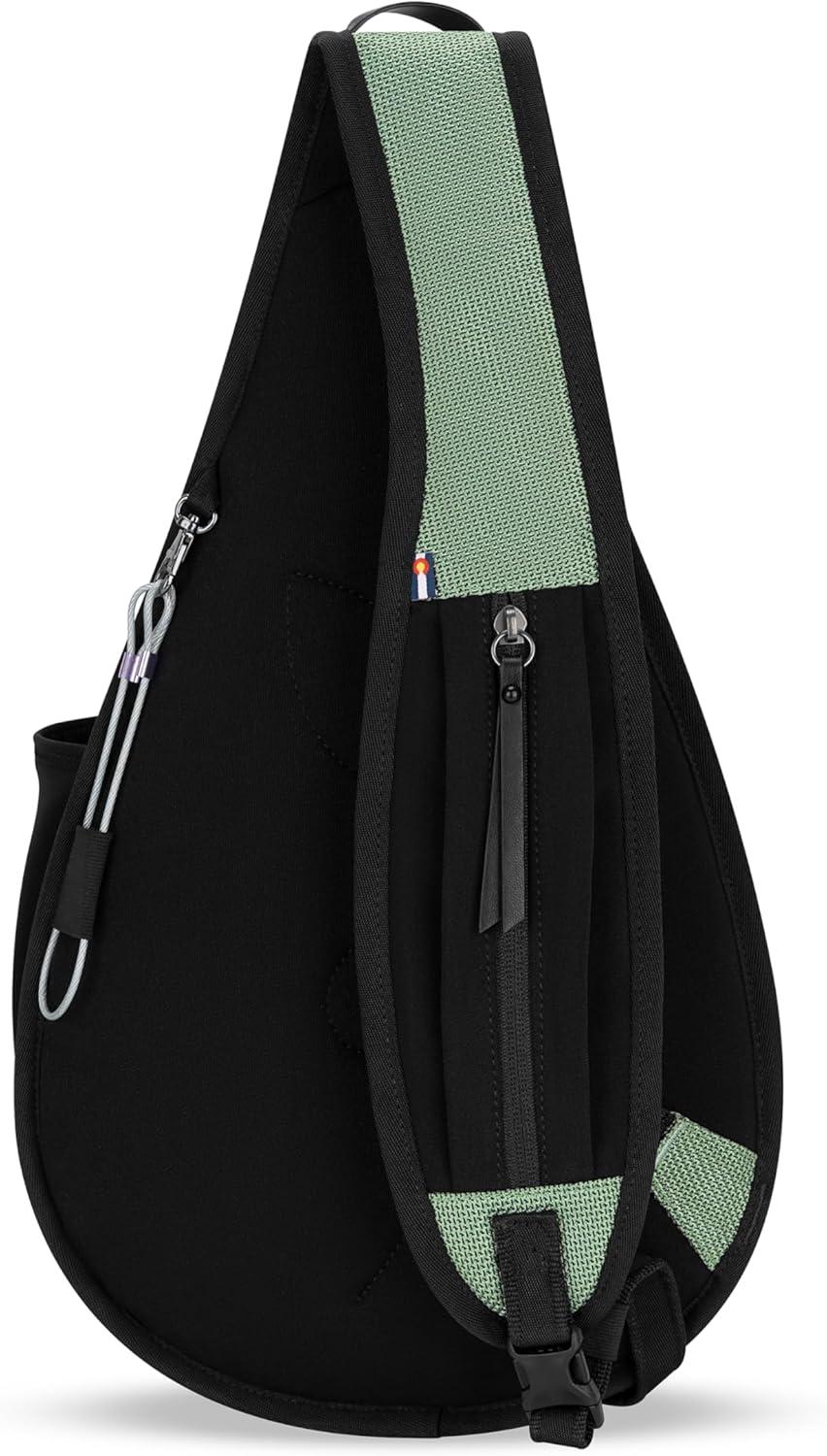 image:imageSherpani Esprit Anti Theft Sling Bag Sling Backpack 10L Travel Bag Crossbody Backpack Travel Gift for Women Fits 10 Inch Tablet MoroccoAloe Mist Signature