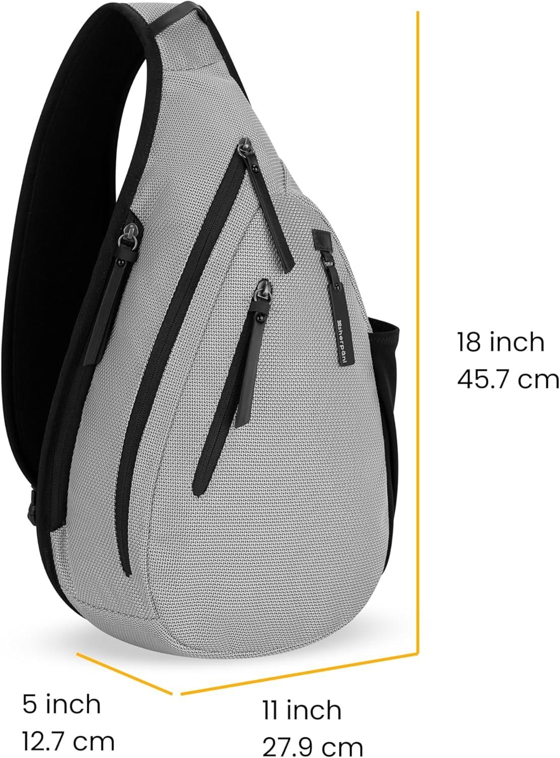 image:imageSherpani Esprit Anti Theft Sling Bag Sling Backpack 10L Travel Bag Crossbody Backpack Travel Gift for Women Fits 10 Inch Tablet MoroccoSterling