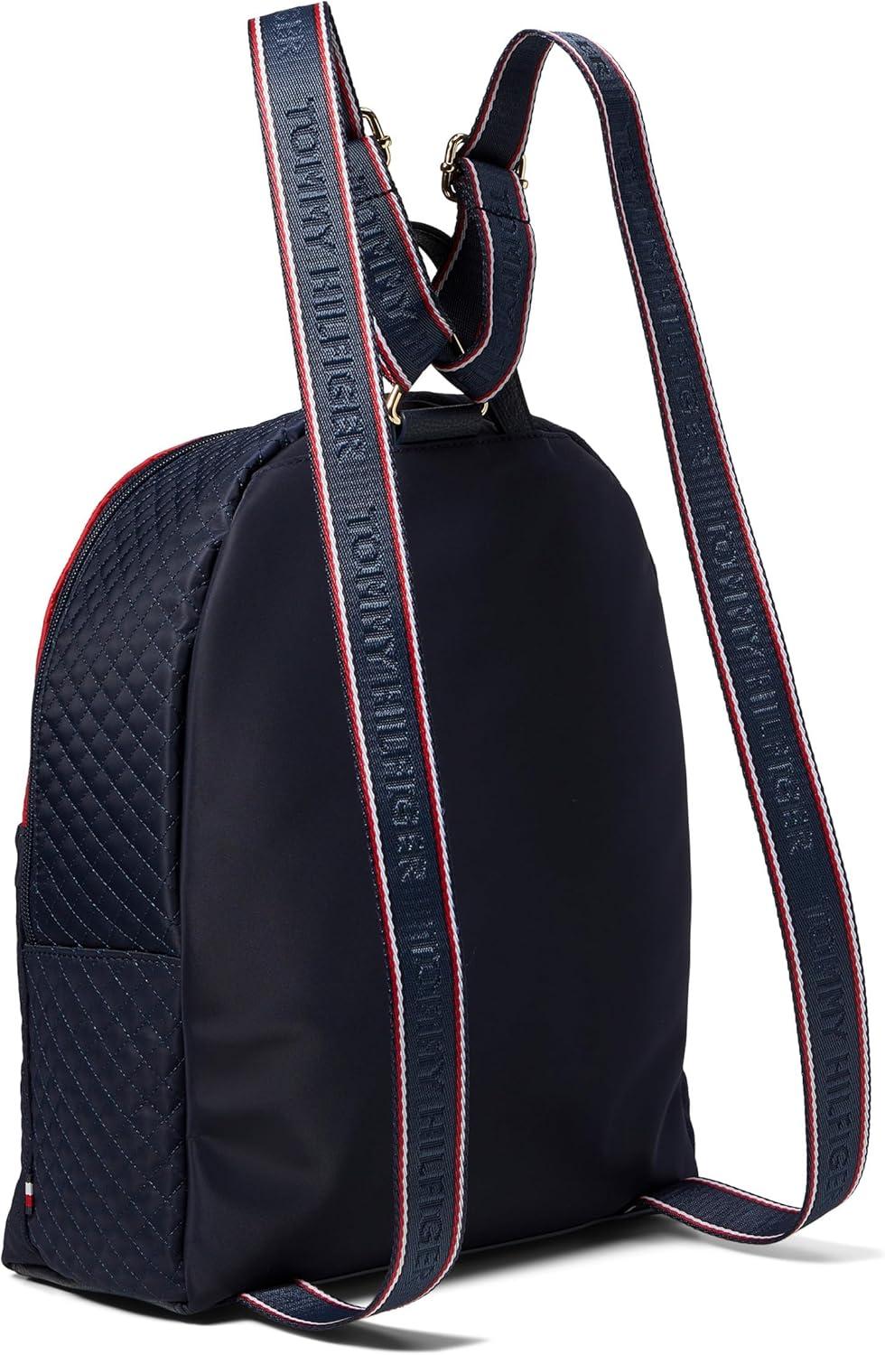 image:imageTommy Hilfiger Arianna II Med Dome Backpack Faded Olive One SizeTommy NavyTommy Red