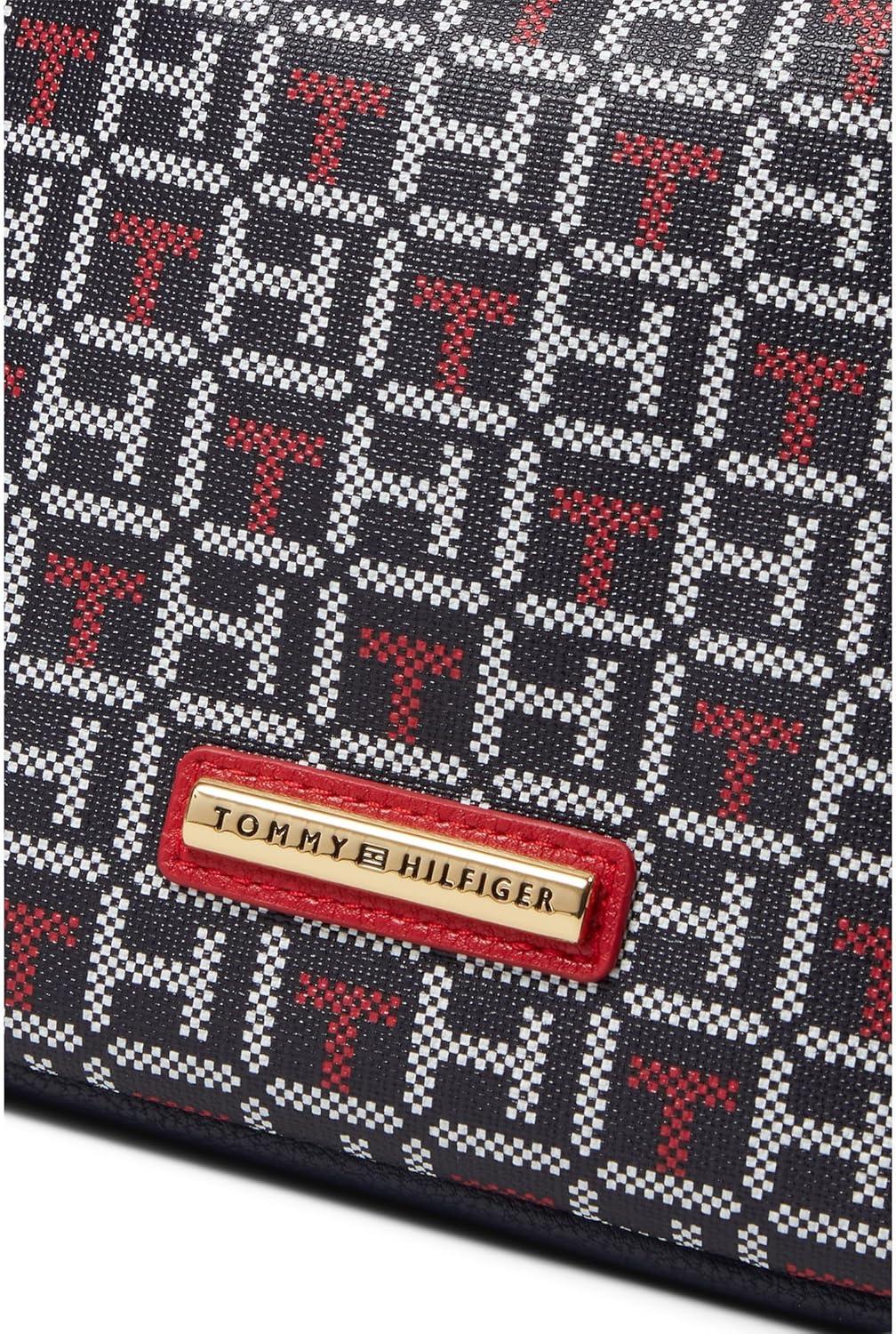 image:imageTommy Hilfiger Laura II Bucket Crossbody Coated Square Monogram