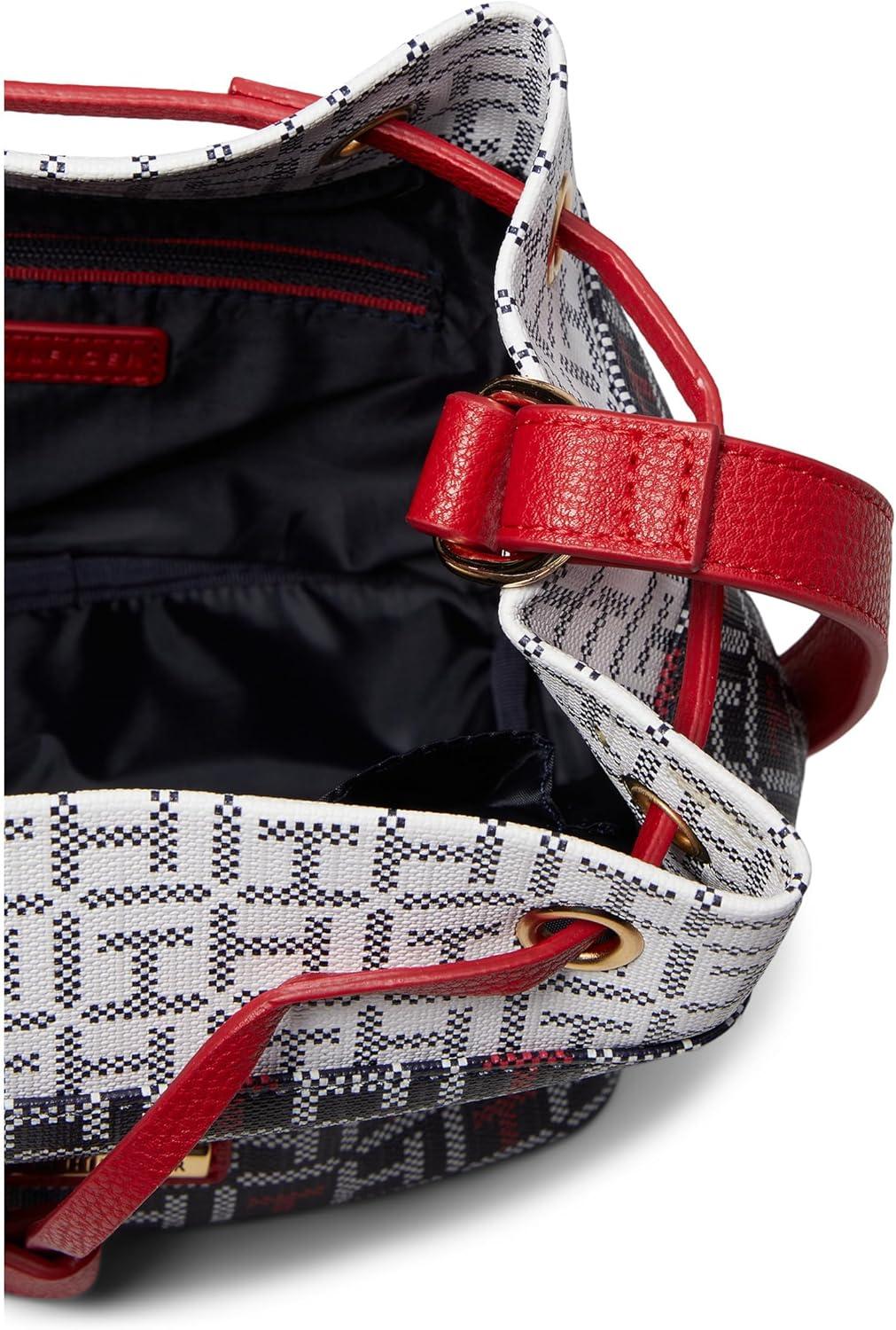 image:imageTommy Hilfiger Laura II Bucket Crossbody Coated Square Monogram