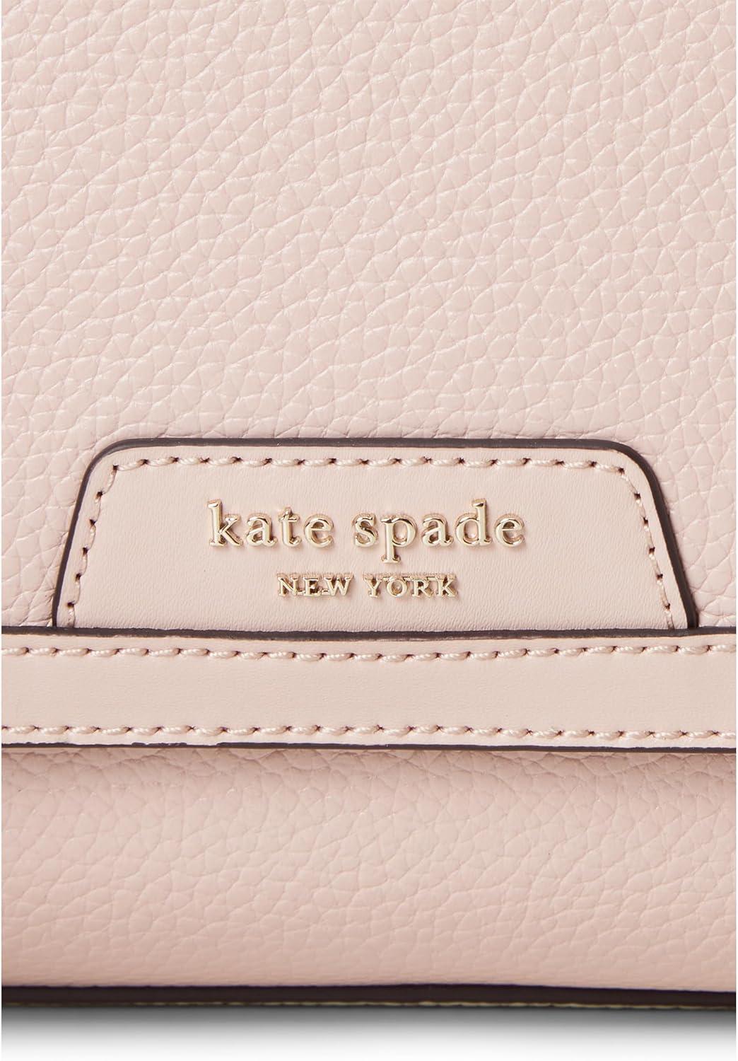 image:imagekate spade new york womens Hudson Pebbled Leather Flap Shoulder BagColorblocked Rose Smoke Multi