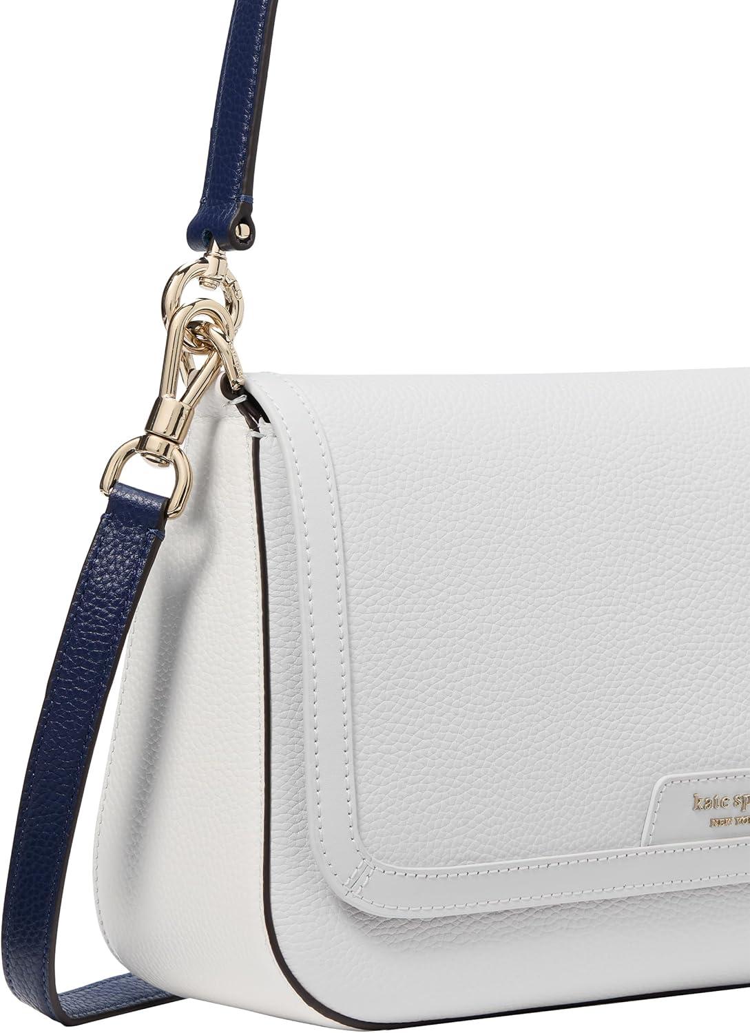 image:imagekate spade new york womens Hudson Pebbled Leather Flap Shoulder BagStone Path Multi