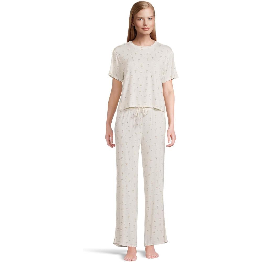 image:imageHoneydew Intimates womens All American Pj SetIvory Martinis