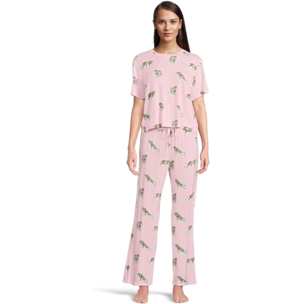image:imageHoneydew Intimates womens All American Pj SetStrawberry Tigers