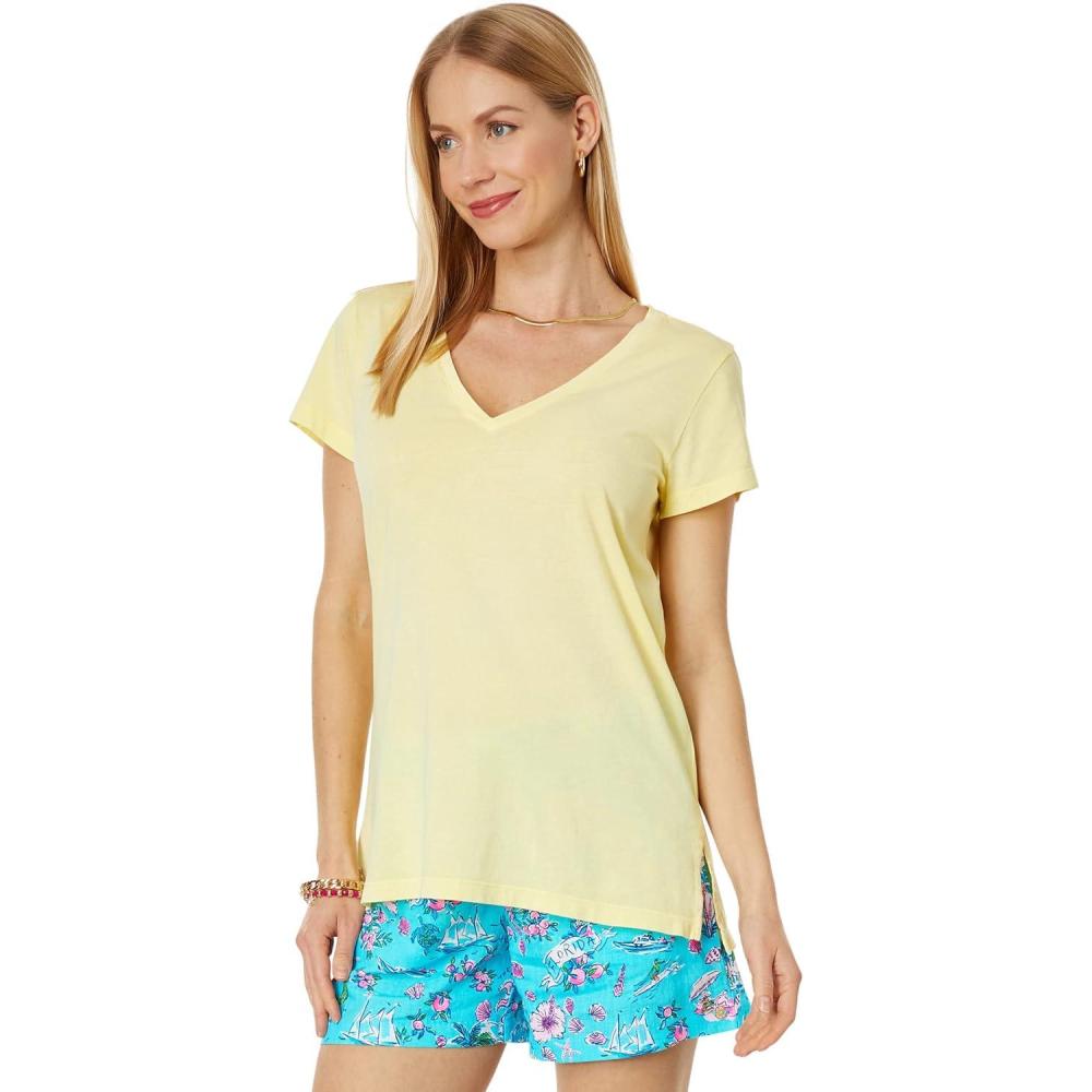 image:imageLilly Pulitzer Womens Meredith TeeCrme Fraiche