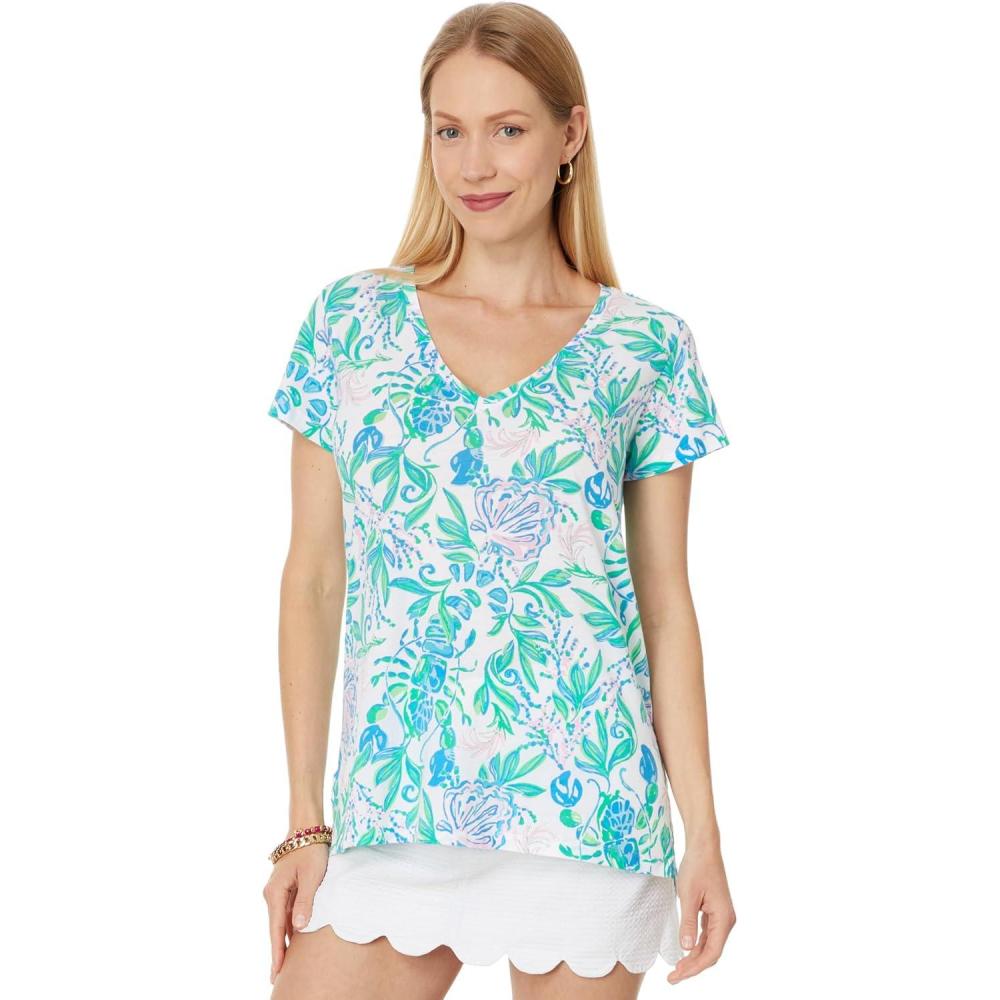 image:imageLilly Pulitzer Womens Meredith TeeResort White Just a Pinch