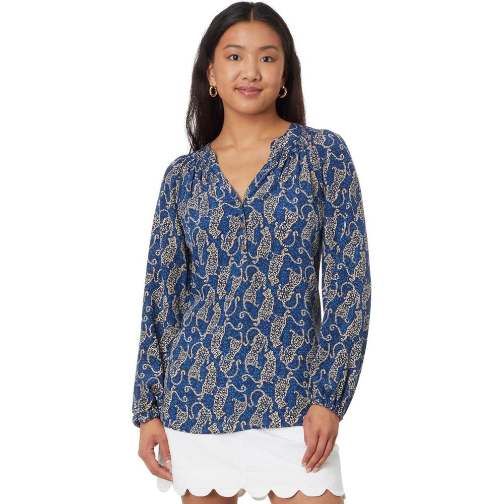image:imageLilly Pulitzer WomensLow Tide Navy Easy to Spot