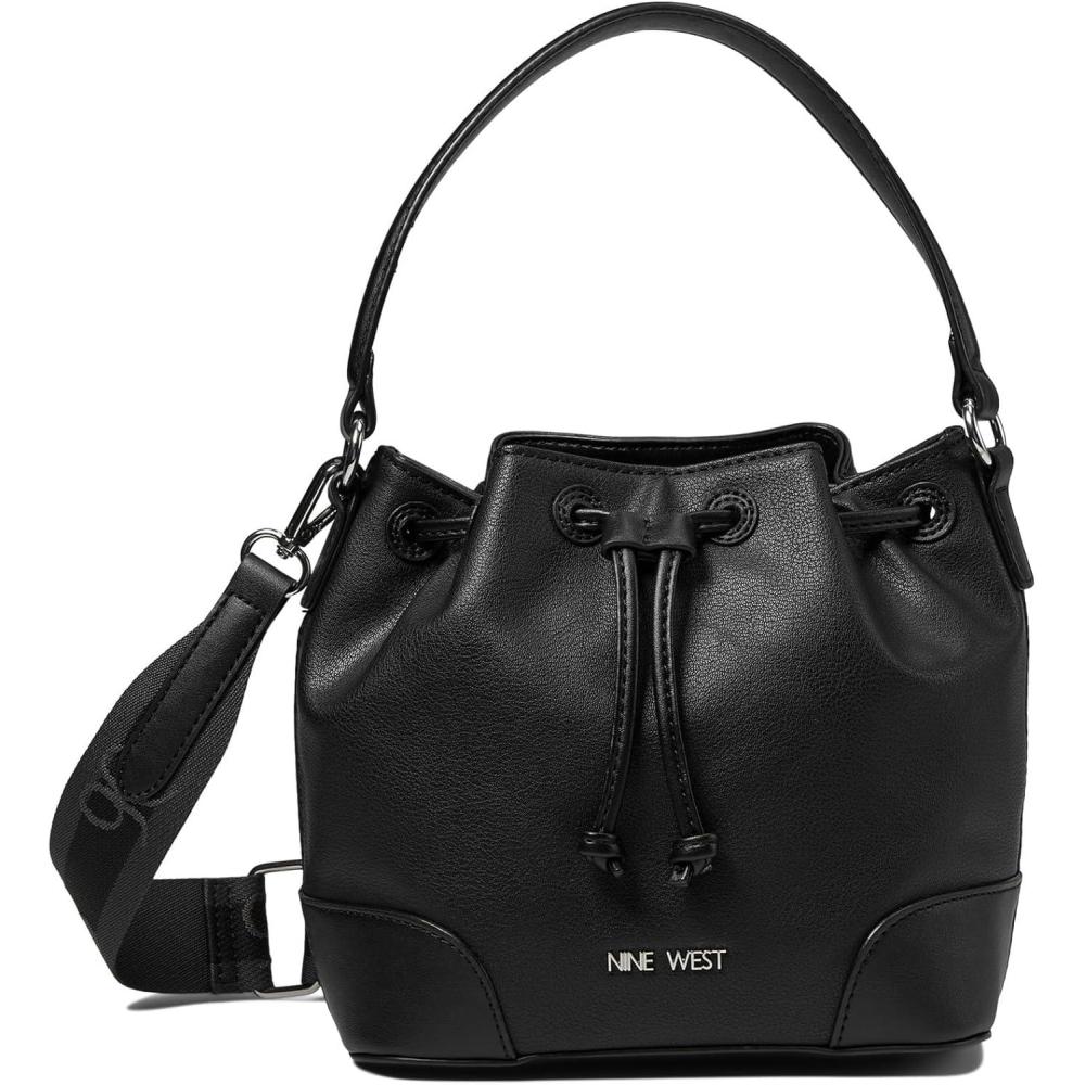 image:imageNine West womens Ellis Mini Bucket CrossbodyBlack 1