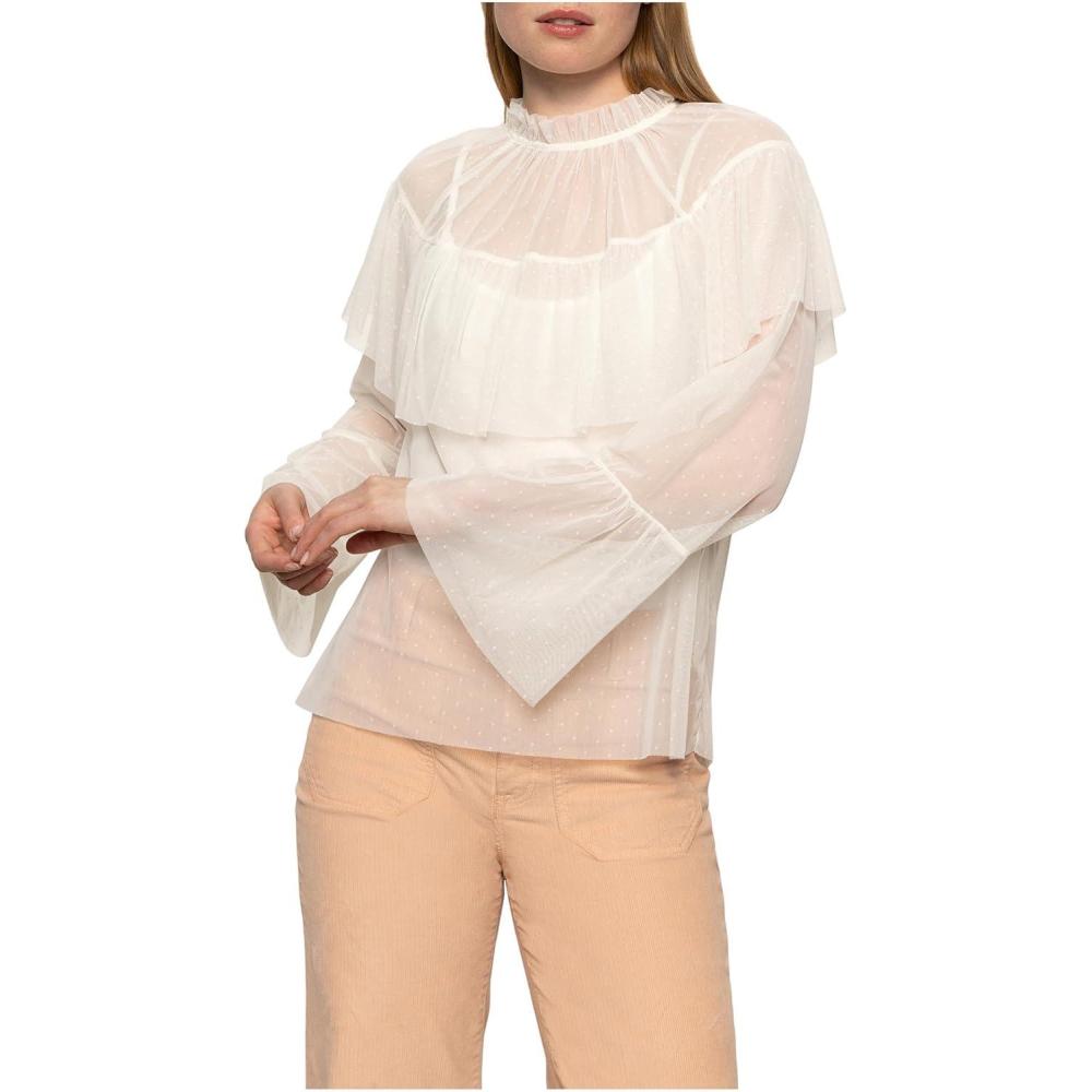 image:imageSanctuary Womens The Ethereal BlouseChalk