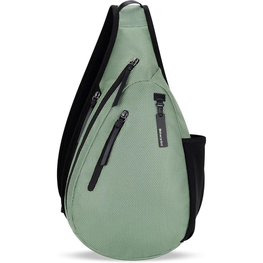 image:imageSherpani Esprit Anti Theft Sling Bag Sling Backpack 10L Travel Bag Crossbody Backpack Travel Gift for Women Fits 10 Inch Tablet MoroccoAloe Mist Signature