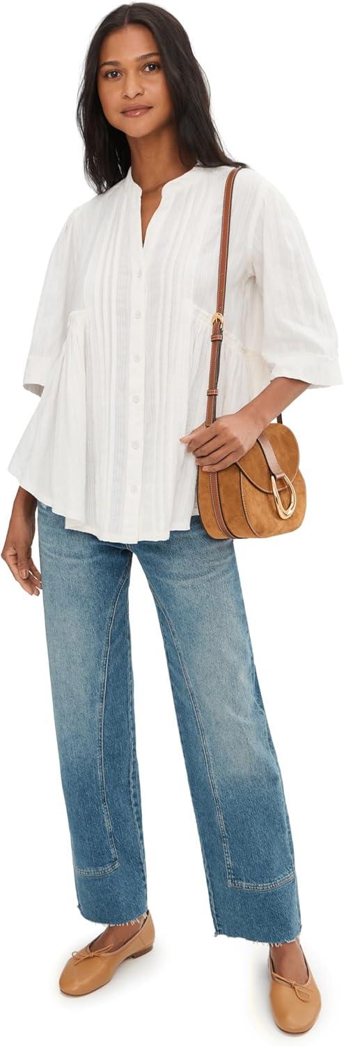 image:imageFree People Womens We The Free Willow ButtonDownIvory