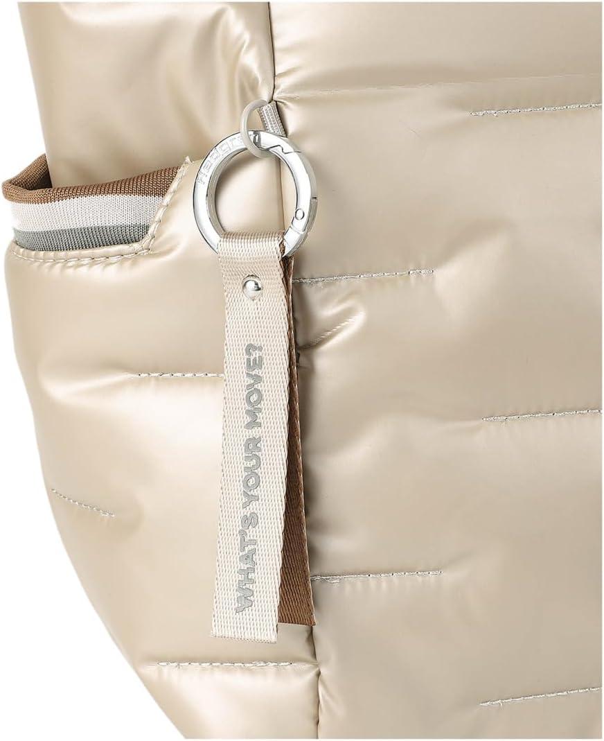 image:imageHedgren Womens Puffer Tote Bag Greige One Size