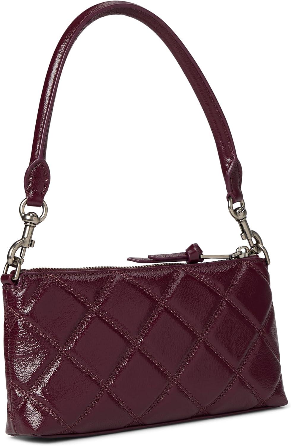 image:imageMarc Jacobs Womens The Quilted Leather Snapshot Pochette Dark Plum One Size