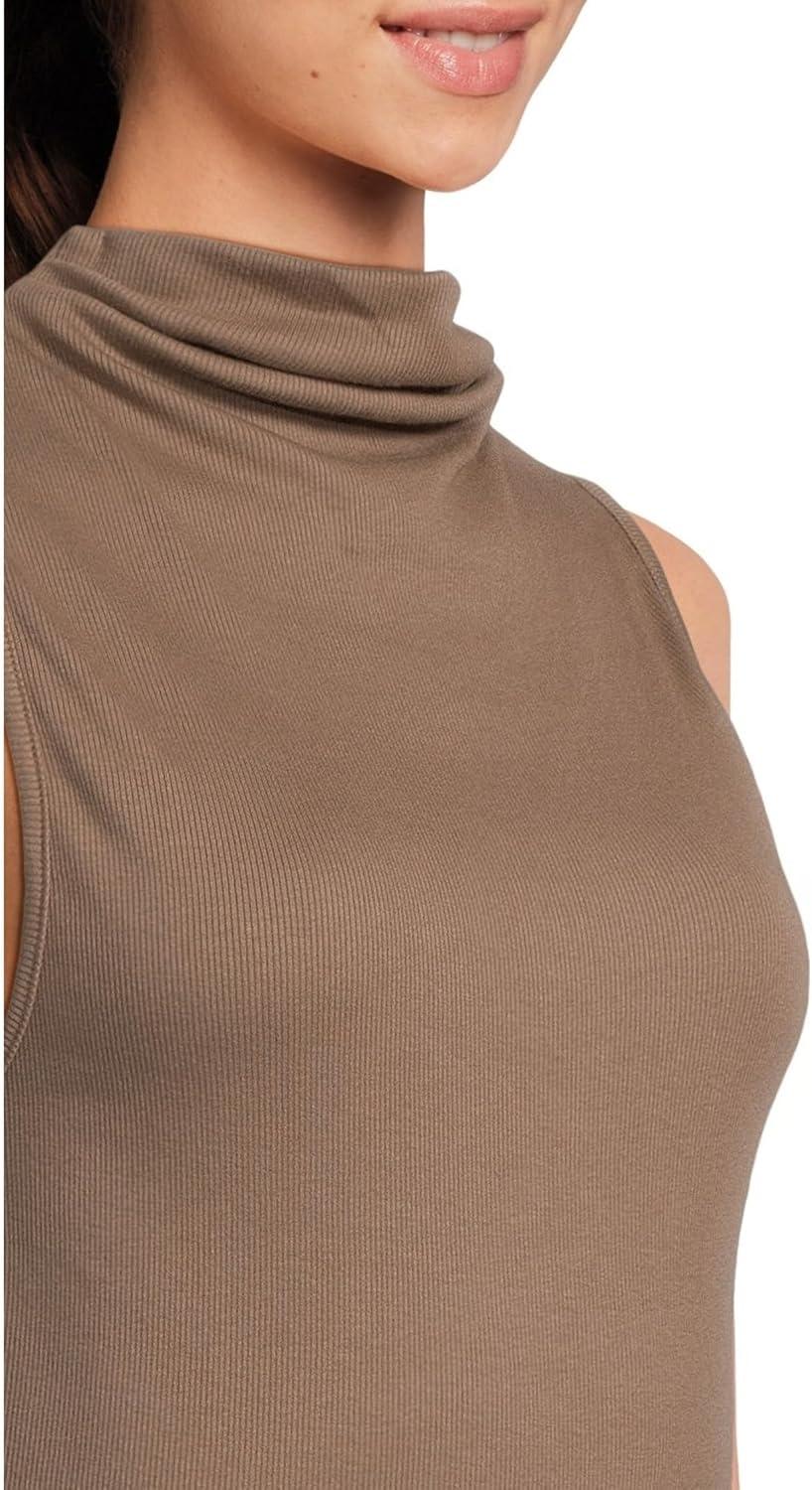 image:imageMichael Stars Womens Chiara Drape Neck TankCobblestone