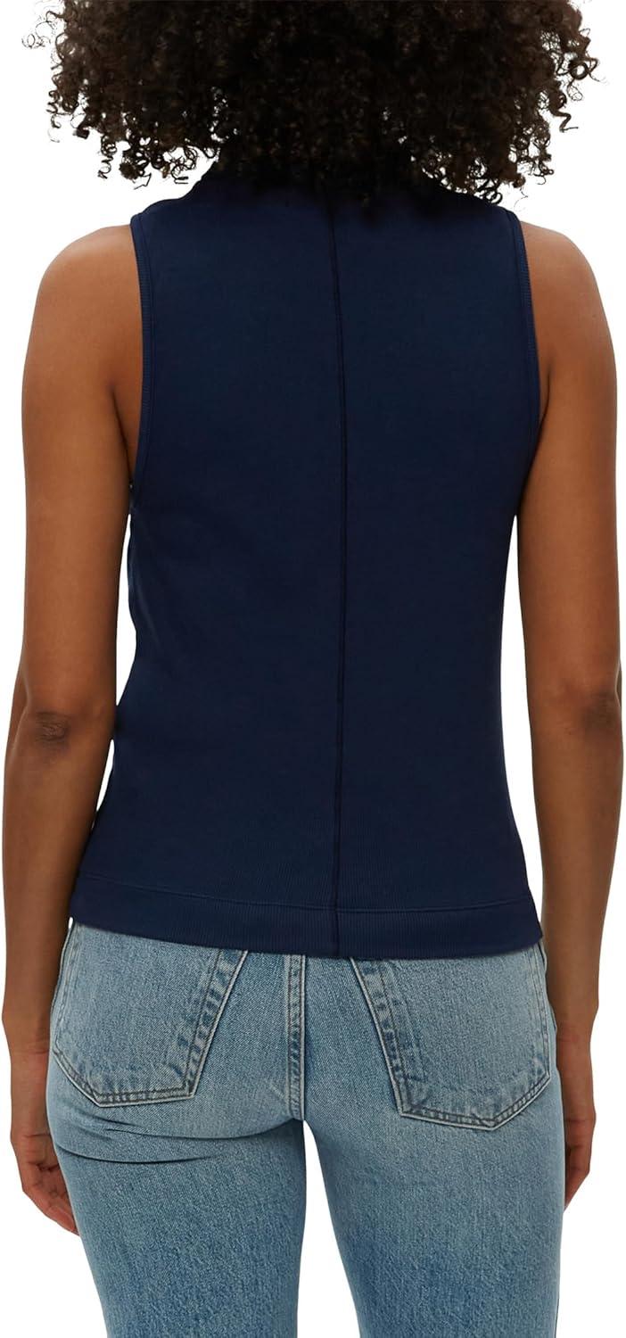 image:imageMichael Stars Womens Chiara Drape Neck TankNocturnal