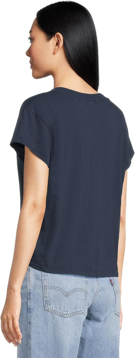 image:imageMichael Stars Womens Harlan Cropped VNeck TeeNocturnal