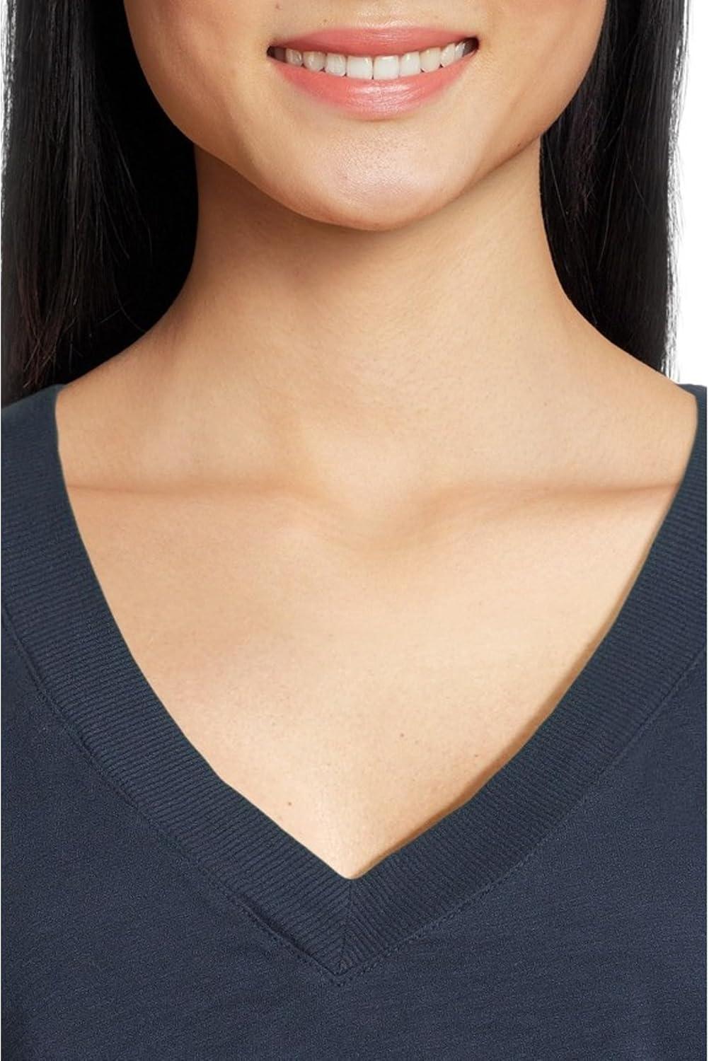 image:imageMichael Stars Womens Harlan Cropped VNeck TeeNocturnal