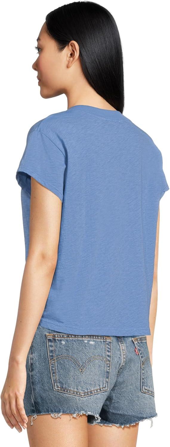 image:imageMichael Stars Womens Harlan Cropped VNeck TeeOcean