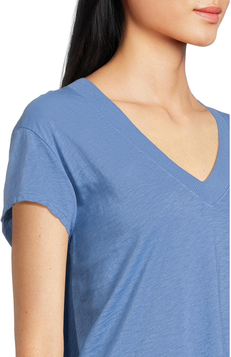 image:imageMichael Stars Womens Harlan Cropped VNeck TeeOcean