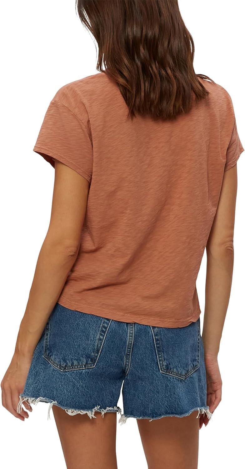 image:imageMichael Stars Womens Harlan Cropped VNeck TeeTerra