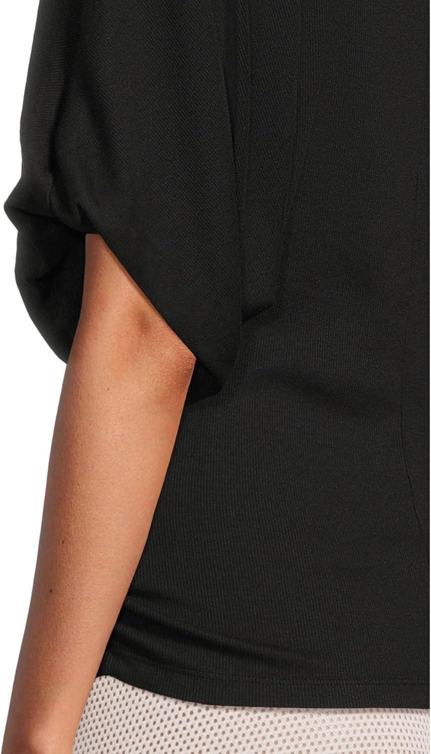 image:imageMichael Stars Womens Vicky Scoop Neck Balloon Sleeve TeeBlack