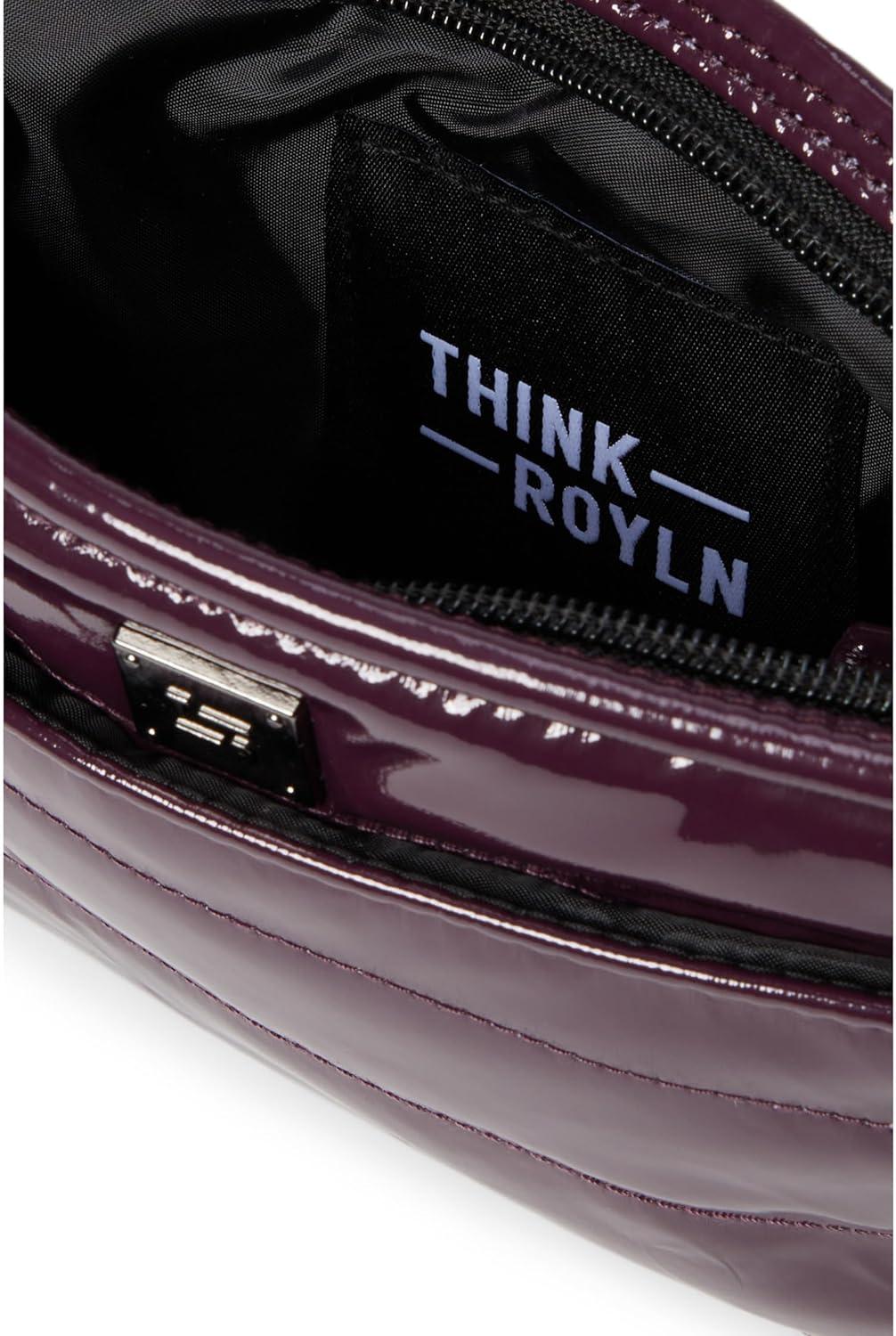 image:imageThink Royln Bum Bag CrossbodyAubergine Patent