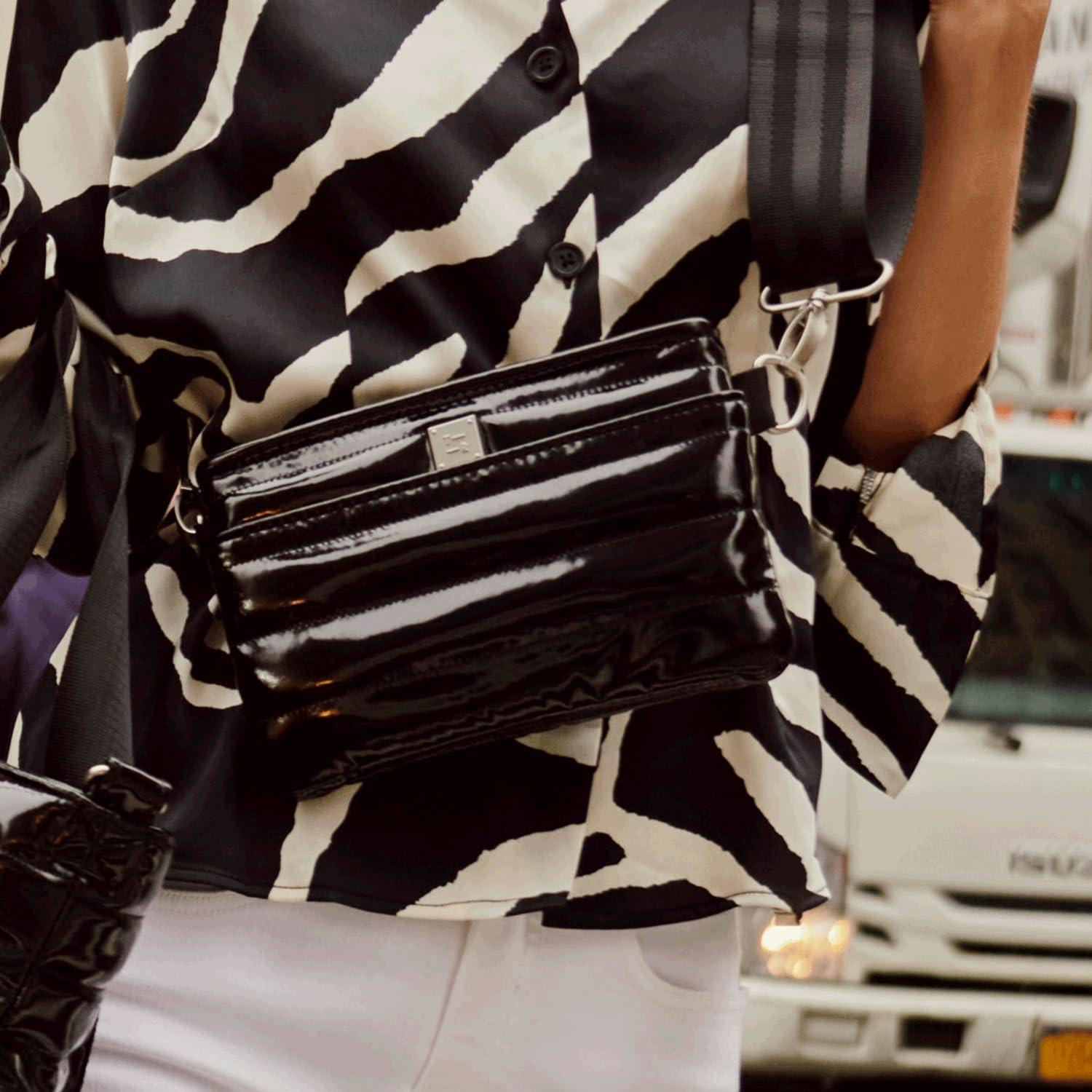 image:imageThink Royln Bum Bag CrossbodyBlack Patent