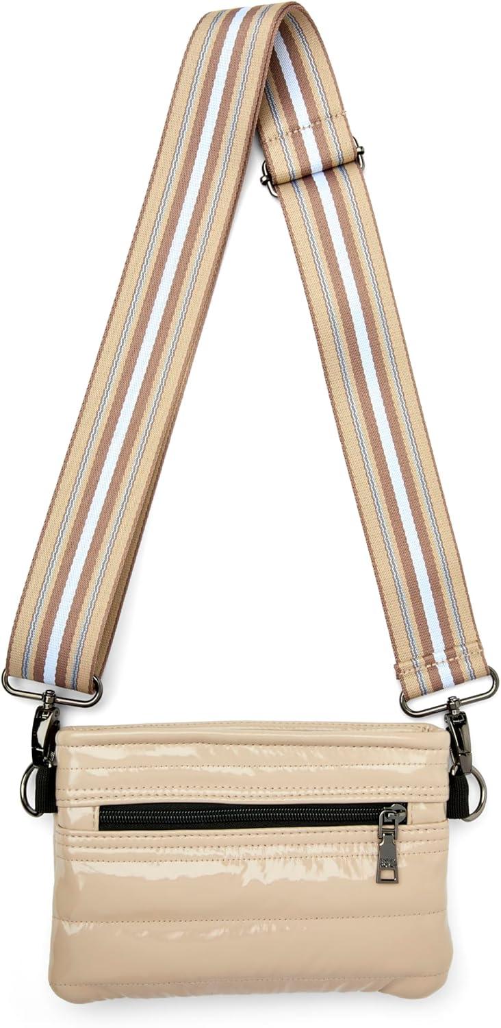 image:imageThink Royln Bum Bag CrossbodyBlonde Patent 1
