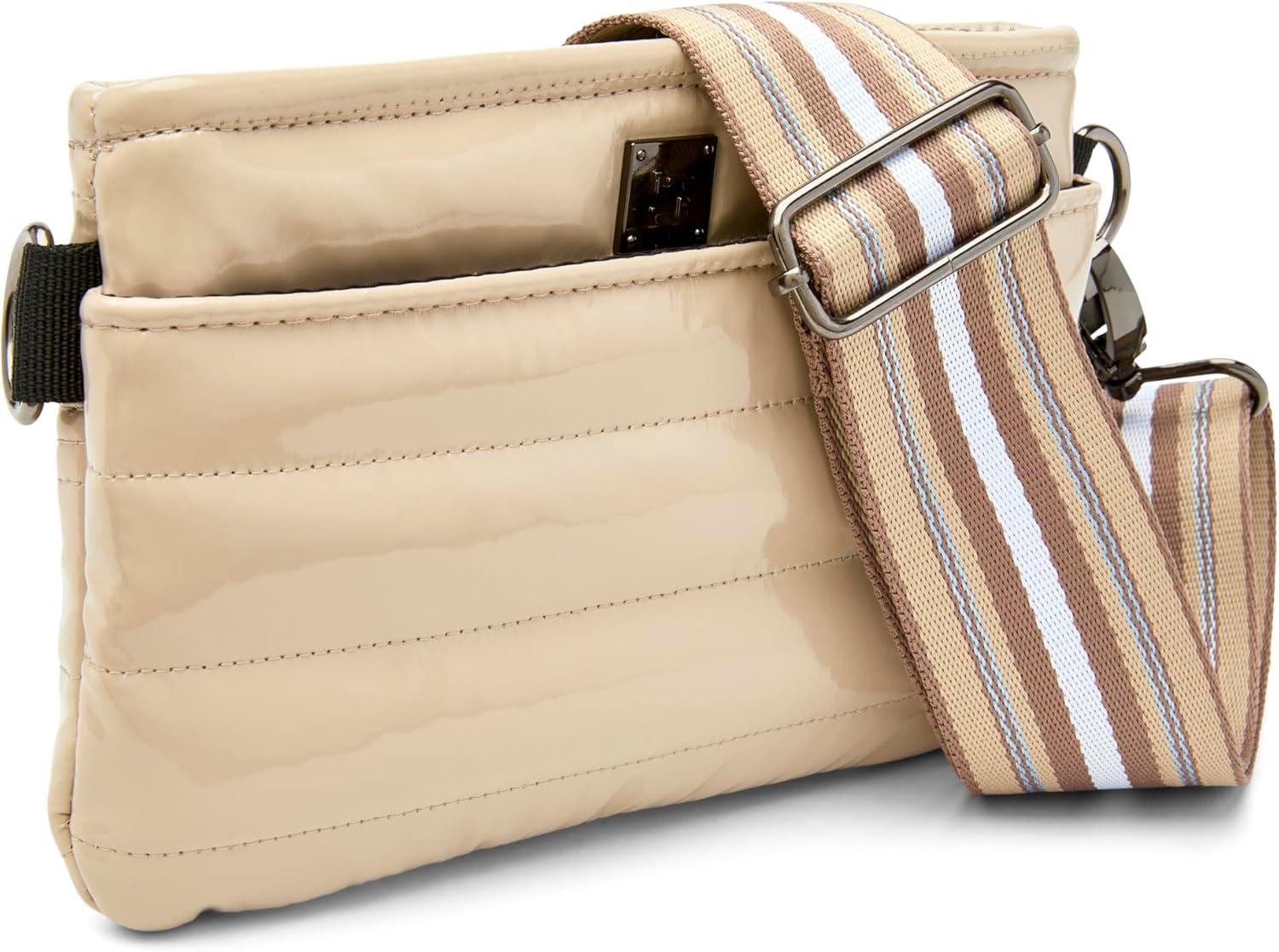 image:imageThink Royln Bum Bag CrossbodyBlonde Patent 1