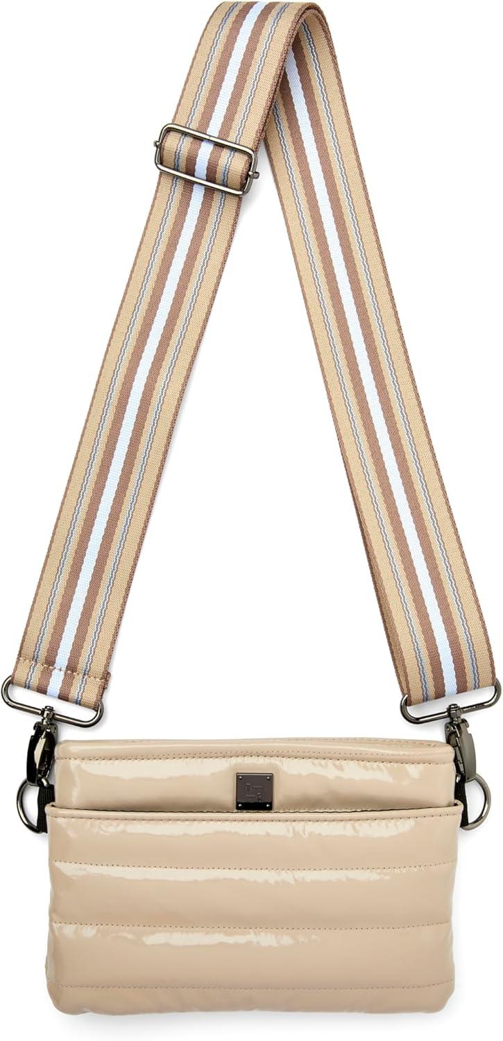 image:imageThink Royln Bum Bag CrossbodyBlonde Patent 1