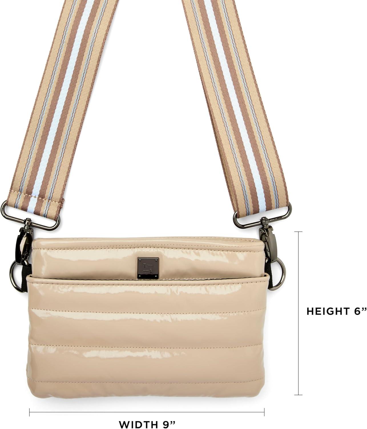 image:imageThink Royln Bum Bag CrossbodyBlonde Patent 1