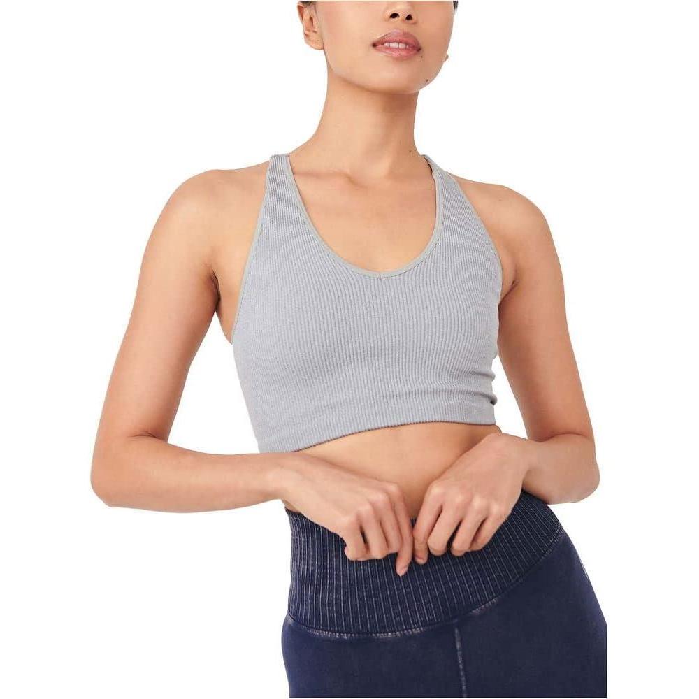 image:imageFree People Womens Free Throw Crop TopGrey Combo