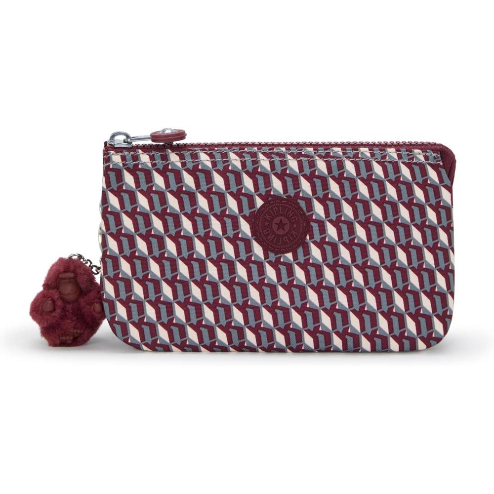 image:imageKipling Womens Creativity Large Prt Pouch Versatile Cosmetics Kit Lightweight Travel Organizer3Dk Wine