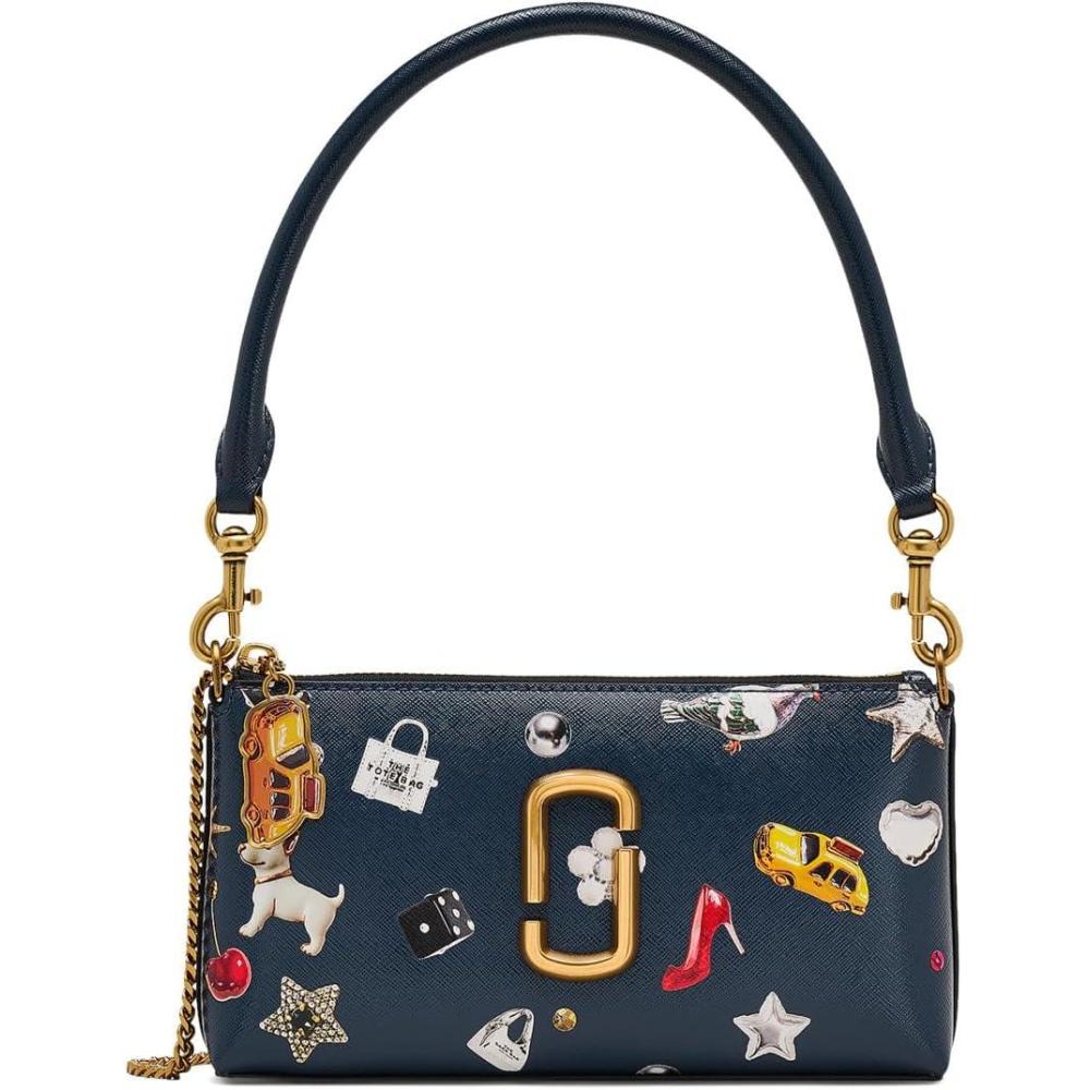 image:imageMarc Jacobs Womens The Trinket Snapshot Convertible Shoulder Bag Navy Multi One Size