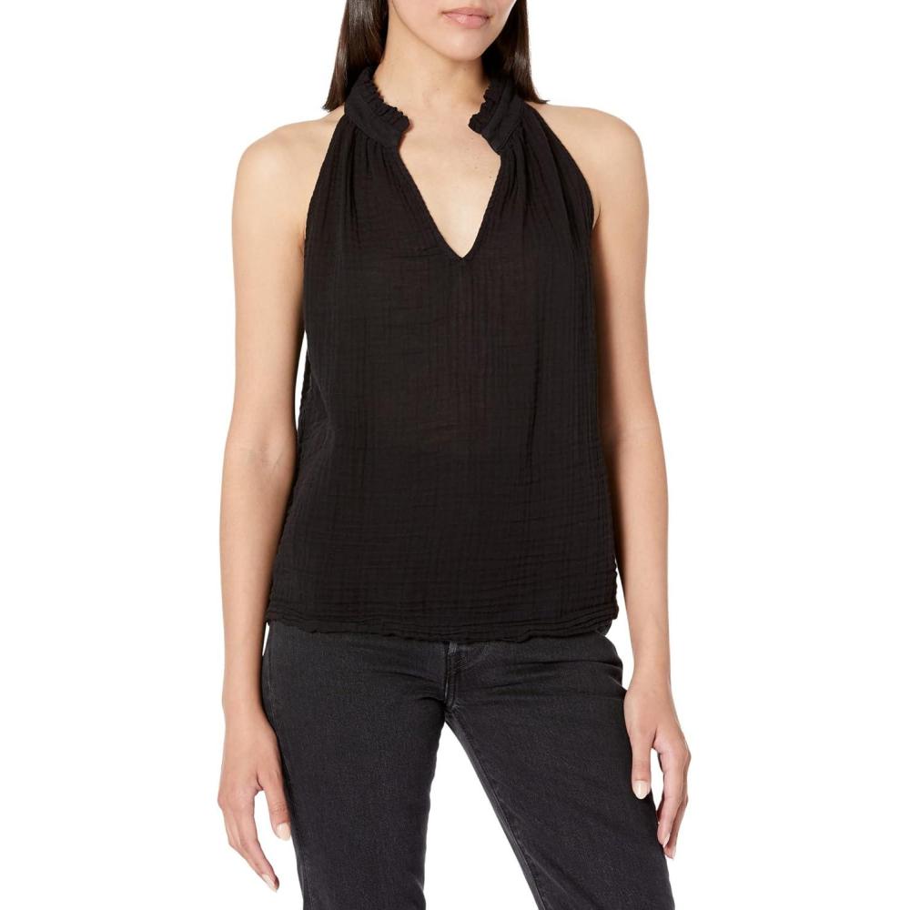 image:imageMichael Stars Womens Viola SplitNeck TankBlack