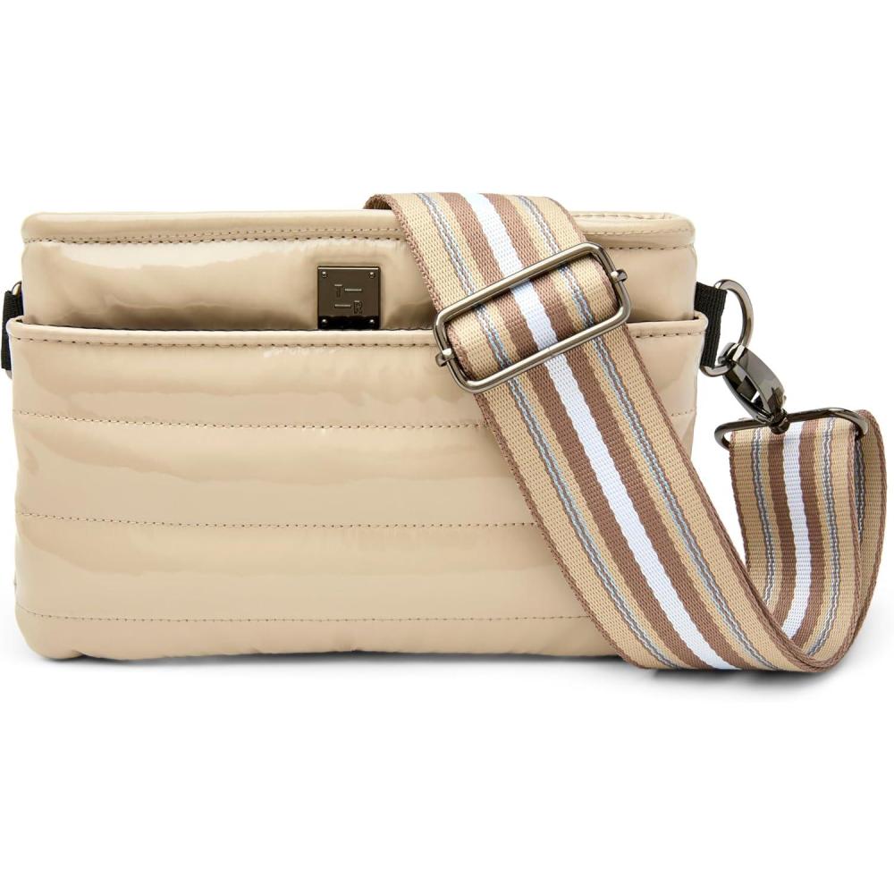 image:imageThink Royln Bum Bag CrossbodyBlonde Patent 1