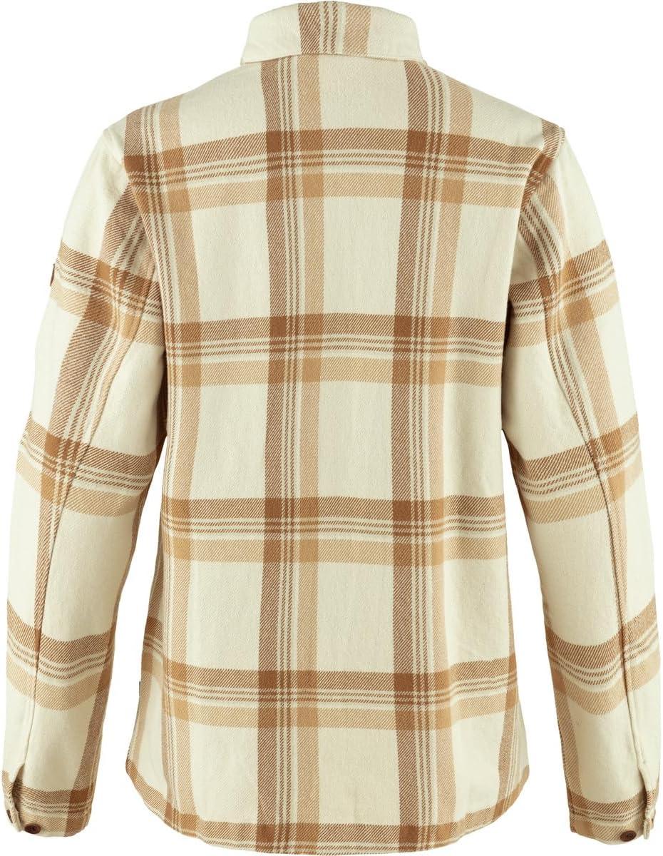 image:imageFjllrven Womens Singi Flannel Overshirt WChalk Whitedune Beige