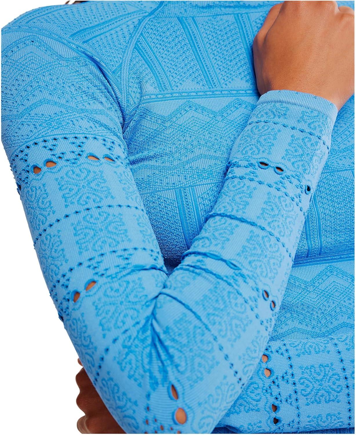 image:imageFree People womens High Road Long Sleeve LayerLight Cobalt